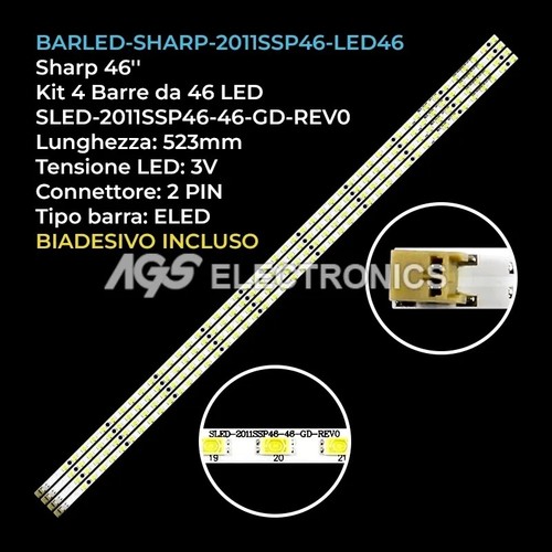 Kit barre strip led tv - kit,